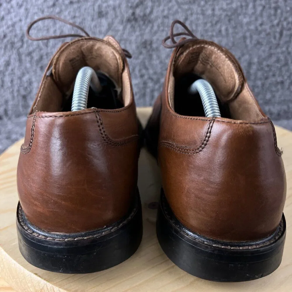 Florsheim Split Toe Derby Mens 11 Brown Leather Dress Shoes Lace Up Oxford